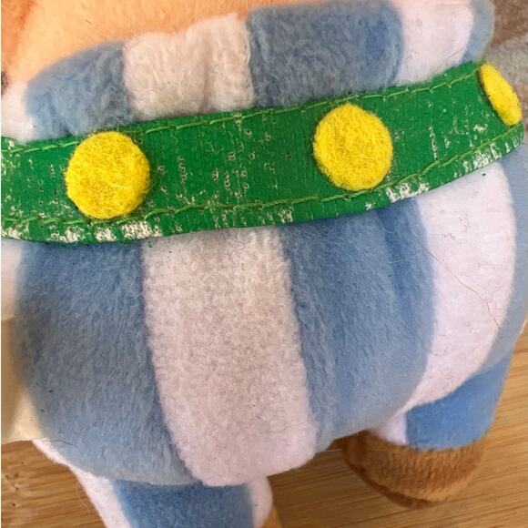 Vintage 1999 Asterix Comic Book Obelix Plush Stuffed Toy Made in Germany - Picture 7 of 8